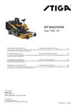 Preview for 1 page of Stiga FMC 112 Installation Manual