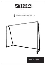 Stiga GOAL SCORER Assembly & Instruction Manual предпросмотр