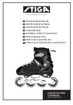 Stiga Inline Skates Tornado 80-2040-XX Assemble, Instruction Manual preview