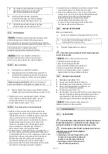 Preview for 151 page of Stiga MCS 470 Li 60 series Operator'S Manual