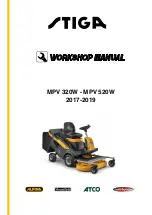 Предварительный просмотр 1 страницы Stiga MPV 320 W Workshop Manual