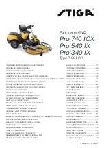 Preview for 1 page of Stiga P 901 PH Pro 340 IX Instruction Manual