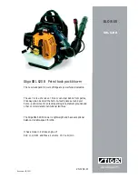 Stiga SBL 620 B Specifications preview