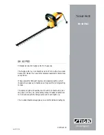 Preview for 1 page of Stiga SH 60 PRO (French) Specifications