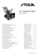 Stiga ST 401 Instruction Manual preview