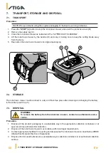 Preview for 60 page of Stiga stig Instruction Manual