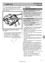 Предварительный просмотр 116 страницы Stiga SWP 335 Operator'S Manual