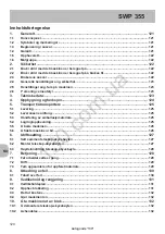 Предварительный просмотр 121 страницы Stiga SWP 335 Operator'S Manual