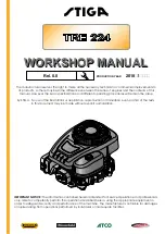 Stiga TRE 224 Workshop Manual preview