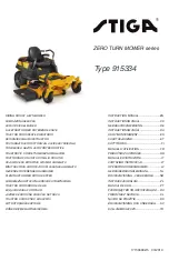 Stiga ZERO TURN 915334 Instruction Manual preview