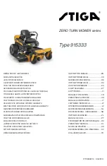 Preview for 1 page of Stiga ZERO TURN MOWER 915333 Instruction Manual