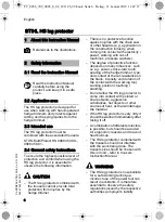 Предварительный просмотр 6 страницы Stihl 0000 885 2200 Instruction Manual