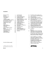 Preview for 5 page of Stihl 036 QS Instruction Manual