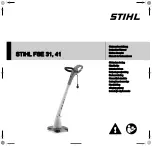 Stihl 31 Instruction Manual предпросмотр