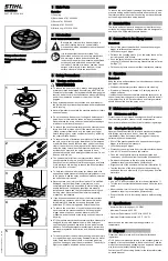 Stihl 4900 500 3907 Quick Start Manual предпросмотр