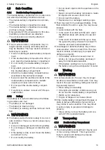 Предварительный просмотр 13 страницы Stihl ADA 700 Instruction Manual