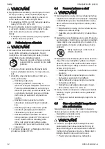 Предварительный просмотр 72 страницы Stihl AL 301 Instruction Manual