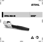 Preview for 1 page of Stihl BGA 56 Instruction Manual