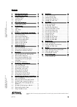 Preview for 3 page of Stihl BT 131 Service Manual