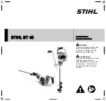 Предварительный просмотр 1 страницы Stihl BT 45 Instruction Manual