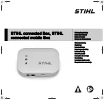 Предварительный просмотр 1 страницы Stihl connected Box Instruction Manual