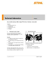 Stihl Cutquik TS 410-A Technical Information preview