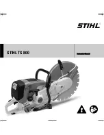 Preview for 1 page of Stihl Cutquik TS 800 Instruction Manual
