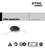 Stihl DuroCut 40-4 Manual preview