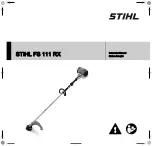 Stihl FS 111 RX Instruction Manual preview