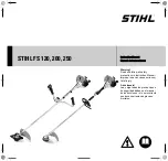 Preview for 1 page of Stihl FS 120 Instruction Manual