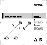 Предварительный просмотр 1 страницы Stihl FS 131 Instruction Manual