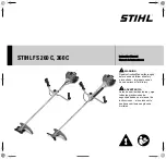 Stihl FS 260 C Instruction Manual предпросмотр