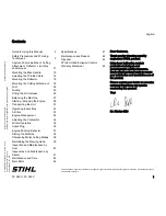 Preview for 3 page of Stihl FS 260 Instruction Manual