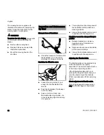 Предварительный просмотр 42 страницы Stihl FS 260 Instruction Manual