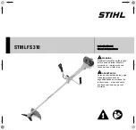 Предварительный просмотр 1 страницы Stihl FS 310 Instruction Manual