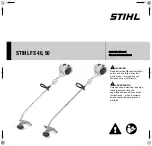 Предварительный просмотр 1 страницы Stihl FS 40 Instruction Manual