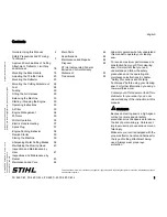 Preview for 3 page of Stihl FS 460 C-M Instruction Manual