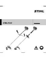 Preview for 1 page of Stihl FS 87 Instruction Manual