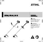 Preview for 1 page of Stihl FS 91 R Instruction Manual