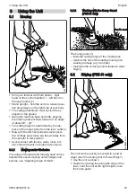 Предварительный просмотр 23 страницы Stihl FSE 41 Instruction Manual