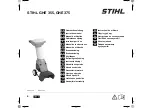 Preview for 1 page of Stihl GHE 355 Instruction Manual