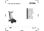 Preview for 1 page of Stihl GHE 420 Instruction Manual