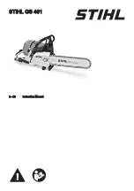 Предварительный просмотр 1 страницы Stihl GS 461 Instruction Manual