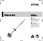 Preview for 1 page of Stihl HL 56 K Instruction Manual