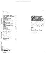 Preview for 3 page of Stihl HSA 65 Instruction Manual