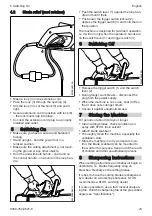 Предварительный просмотр 23 страницы Stihl HSE 42 Instruction Manual