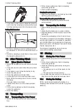 Предварительный просмотр 19 страницы Stihl HTA 135 Instruction Manual