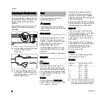 Preview for 10 page of Stihl KM 85 R Instruction Manual