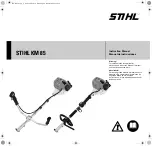 Preview for 1 page of Stihl KM 85 Instruction Manual