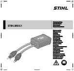 Stihl MDG 1 Instruction Manual preview